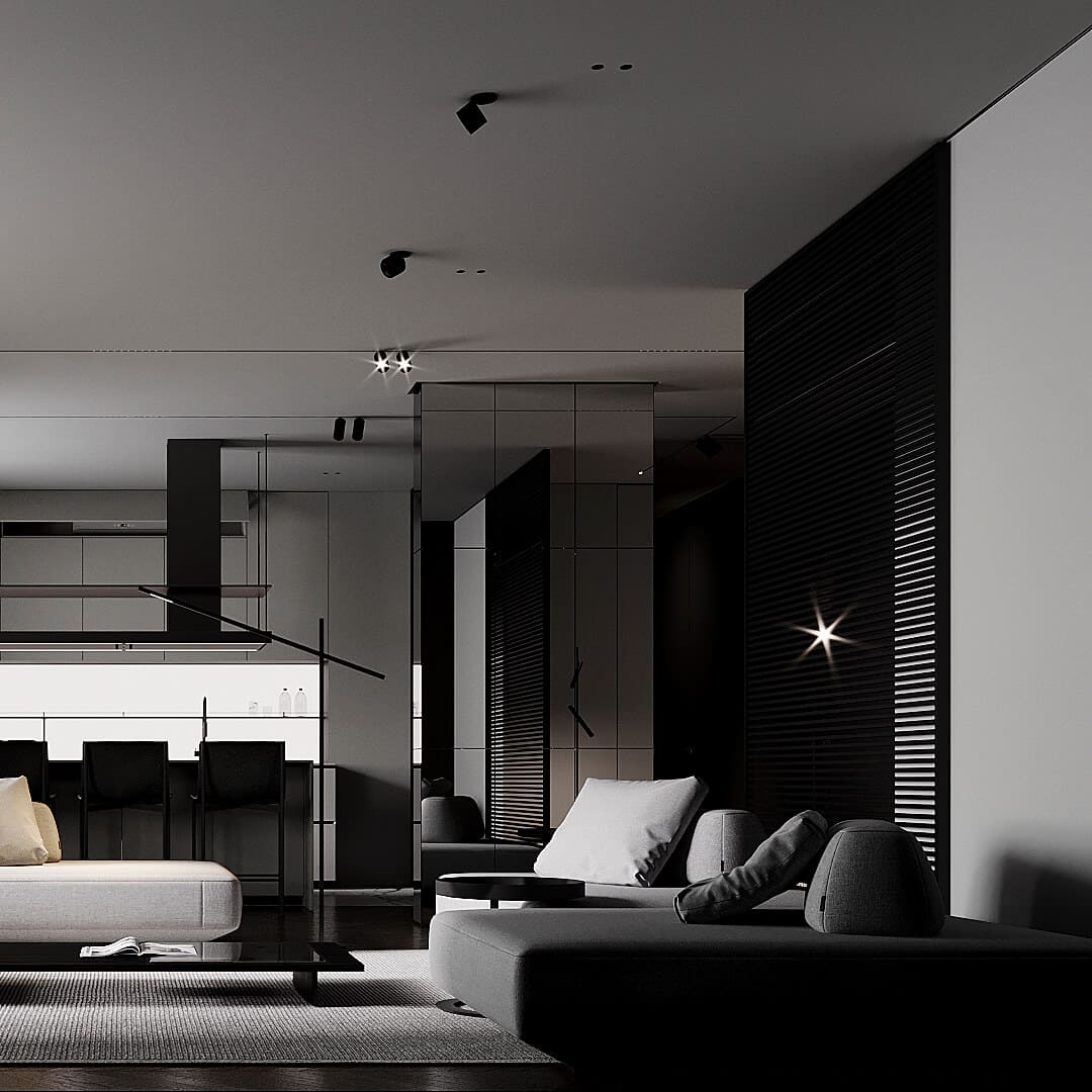 Minimalist interior design concept